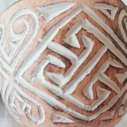 My Bliss Home Bougies Bougie En Bois Sculpté -Bougeoirs Soldes Magasin bougie en bois sculpte 2