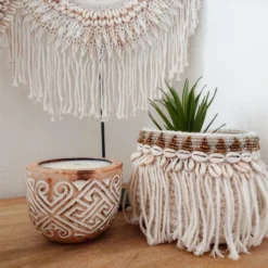 My Bliss Home Bougies Bougie En Bois Sculpté -Bougeoirs Soldes Magasin bougie en bois sculpte 4