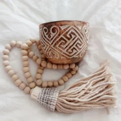 My Bliss Home Bougies Bougie En Bois Sculpté -Bougeoirs Soldes Magasin bougie en bois sculpte 5