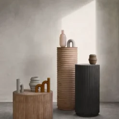 Broste Copenhagen Bougies Bougie En Cire Gris -Bougeoirs Soldes Magasin bougie en cire gris 3