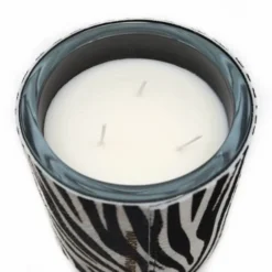Maison Thuret Bougies Bougie En Peau De Vache Zébrée - 3 Mèches 8 Cm 7 Maison Thuret Bougies Bougie En Peau De Vache Zébrée - 3 Mèches 8 Cm -Bougeoirs Soldes Magasin bougie en peau de vache zebree 3 meches 8 cm 2