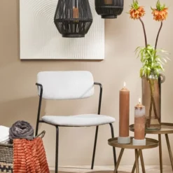 Mica Decorations Bougies Bougie En Stéarine Brun Clair H25 -Bougeoirs Soldes Magasin bougie en stearine brun clair h25 2