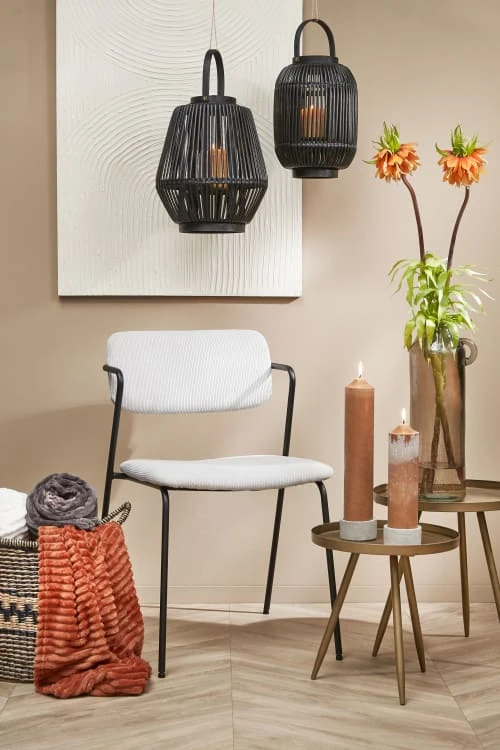 Mica Decorations Bougies Bougie En Stéarine Brun Clair H35 4 Mica Decorations Bougies Bougie En Stéarine Brun Clair H35 – Image 2