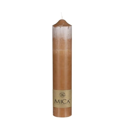 Mica Decorations Bougies Bougie En Stéarine Brun Clair H35 3 Mica Decorations Bougies Bougie En Stéarine Brun Clair H35
