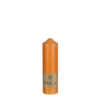 Mica Decorations Bougies Bougie En Stéarine Orange H25 1 Mica Decorations Bougies Bougie En Stéarine Orange H25 -Bougeoirs Soldes Magasin bougie en stearine orange h25