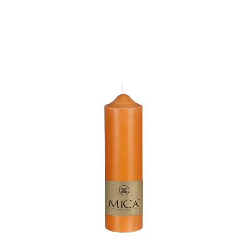 Mica Decorations Bougies Bougie En Stéarine Orange H25 3 Mica Decorations Bougies Bougie En Stéarine Orange H25