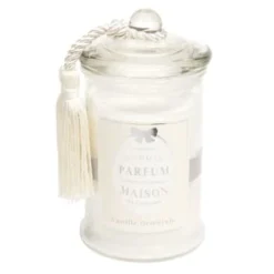 Maisons Du Monde Bougies Bougie En Verre Parfum Musc Blanche H15, 265g -Bougeoirs Soldes Magasin bougie en verre parfum vanille blanche h15 265g classique 1000 6 18 136958 2