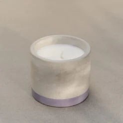 Bougies La Française Bougies Bougie Extérieur Pot Béton 180g Lavande Citronnelle -Bougeoirs Soldes Magasin bougie exterieur pot beton 180g lavande citronnelle 3