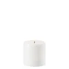 Uyuni Lighting Bougeoirs Bougie Led 10x10cm Cire Blanc