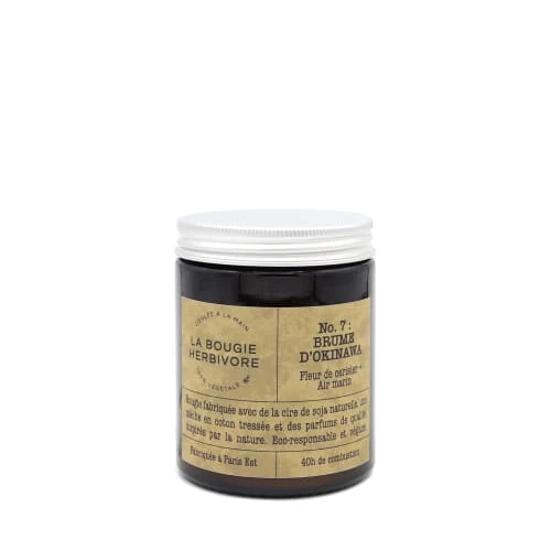 La Bougie Herbivore Bougies Bougie Naturelle Parfumée - 140g 3 La Bougie Herbivore Bougies Bougie Naturelle Parfumée - 140g