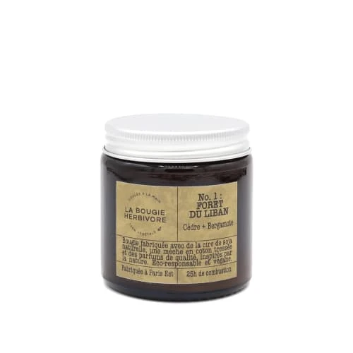 La Bougie Herbivore Bougies Bougie Naturelle Parfumée - 90g 3 La Bougie Herbivore Bougies Bougie Naturelle Parfumée - 90g