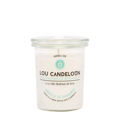 Lou Candeloun Bougies Bougie Naturelle Parfumée Abricot Et Romarin 3 Lou Candeloun Bougies Bougie Naturelle Parfumée Abricot Et Romarin
