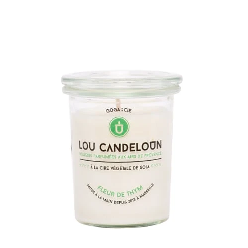Lou Candeloun Bougies Bougie Naturelle Parfumée Fleur De Thym 3 Lou Candeloun Bougies Bougie Naturelle Parfumée Fleur De Thym