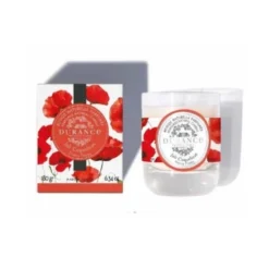 Durance Bougies Bougie Naturelle Parfumée Joli Coquelicot 180g -Bougeoirs Soldes Magasin bougie naturelle parfumee joli coquelicot 180g 1