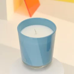 Bougies La Française Bougies Bougie Parfumée 40h Bleu Monoï -Bougeoirs Soldes Magasin bougie parfumee 40h bleu monoi 3