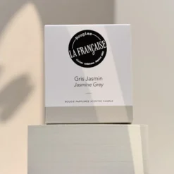 Bougies La Française Bougies Bougie Parfumée 40h Gris Jasmin -Bougeoirs Soldes Magasin bougie parfumee 40h gris jasmin 4