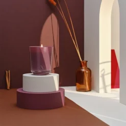 Bougies La Française Bougies Bougie Parfumée 40h Mauve Figue -Bougeoirs Soldes Magasin bougie parfumee 40h mauve figue 2