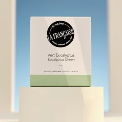Bougies La Française Bougies Bougie Parfumée 40h Vert Eucalyptus -Bougeoirs Soldes Magasin bougie parfumee 40h vert eucalyptus 4