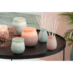 LANADECO Bougies Bougie Parfumée Aqua 50h H11cm -Bougeoirs Soldes Magasin bougie parfumee aqua 50h h11cm 1