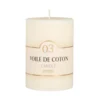 Maisons Du Monde Bougies Bougie Parfumée Blanche H10, 330g - Lot De 2 -Bougeoirs Soldes Magasin bougie parfumee blanche h10 330g 1000 4 33 221310 1