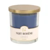 Maisons Du Monde Bougies Bougie Parfumée Bleue En Verre H11, 400g -Bougeoirs Soldes Magasin bougie parfumee bleue en verre h11 400g 1000 3 1 221360 1
