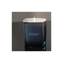 Esteban Bougies Bougie Parfumée Bois De Cashmere Et Ambre Gris -Bougeoirs Soldes Magasin bougie parfumee bois de cashmere et ambre gris 1