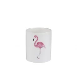 LANADECO Bougies Bougie Parfumée Céramique Rose 50h -Bougeoirs Soldes Magasin bougie parfumee ceramique rose 50h 1