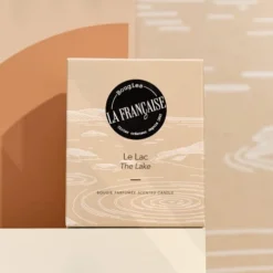 Bougies La Française Bougies Bougie Parfumée Cire Végétale 40h Le Lac -Bougeoirs Soldes Magasin bougie parfumee cire vegetale 40h le lac 4