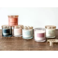 Maisons Du Monde Décorations à Poser De Noël Bougie Parfumée Corail En Verre Et Métal Doré, 350g -Bougeoirs Soldes Magasin bougie parfumee corail en verre et metal dore 350g 1000 13 0 190158 3