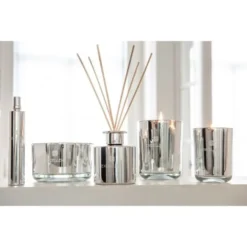 LANADECO Bougies Bougie Parfumée Cotton Candy Argent 50h -Bougeoirs Soldes Magasin bougie parfumee cotton candy argent 50h 3