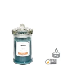 Wadiga Bougies Bougie Parfumée Dans Pot En Verre Jacinthe 7,5x14cm -Bougeoirs Soldes Magasin bougie parfumee dans pot en verre jacinthe 7 5x14cm 2
