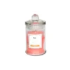 Wadiga Bougies Bougie Parfumée Dans Pot En Verre Rose 6x11cm -Bougeoirs Soldes Magasin bougie parfumee dans pot en verre rose 6x11cm