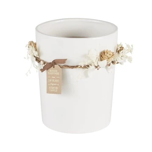 Maisons Du Monde Bougies Bougie Parfumée En Céramique Blanche 930 G 3 Maisons Du Monde Bougies Bougie Parfumée En Céramique Blanche 930 G
