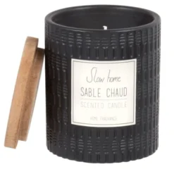 Maisons Du Monde Bougies Bougie Parfumée En Céramique Martelée Noire 175 G -Bougeoirs Soldes Magasin bougie parfumee en ceramique martelee noire 175 g 1000 2 21 210105 2