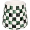 Maisons Du Monde Bougies Bougie Parfumée En Céramique Style Mosaïque Blanche Et Verte 170g -Bougeoirs Soldes Magasin bougie parfumee en ceramique style mosaique blanche et verte 170g 1000 16 32 227459 2