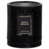 Maisons Du Monde Bougies Bougie Parfumée En Verre à Relief Noir 650g