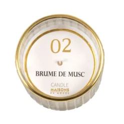 Maisons Du Monde Bougies Bougie Parfumée En Verre Gris H7 100 G -Bougeoirs Soldes Magasin bougie parfumee en verre gris h7 100 g 1000 15 5 220216 2