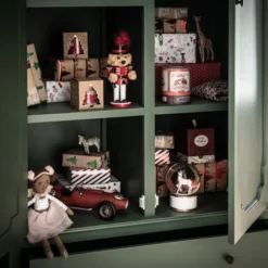 Maisons Du Monde Décorations à Poser De Noël Bougie Parfumée En Verre Imprimé Végétal -Bougeoirs Soldes Magasin bougie parfumee en verre imprime vegetal 1000 8 7 197463 5