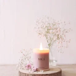 Mica Decorations Bougies Bougie Parfumée En Verre Rose 13 Mica Decorations Bougies Bougie Parfumée En Verre Rose -Bougeoirs Soldes Magasin bougie parfumee en verre rose 5