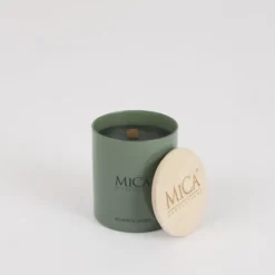 Mica Decorations Bougies Bougie Parfumée En Verre Vert -Bougeoirs Soldes Magasin bougie parfumee en verre vert 1