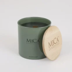 Mica Decorations Bougies Bougie Parfumée En Verre Vert -Bougeoirs Soldes Magasin bougie parfumee en verre vert 5