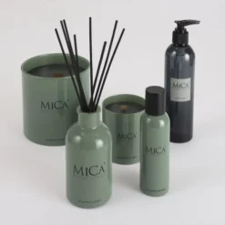 Mica Decorations Bougies Bougie Parfumée En Verre Vert -Bougeoirs Soldes Magasin bougie parfumee en verre vert 6