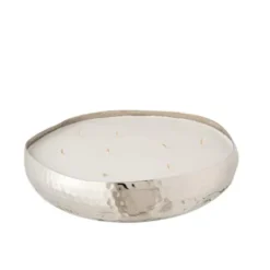 LANADECO Bougies Bougie Parfumée Métal Argent D28cm -Bougeoirs Soldes Magasin bougie parfumee metal argent d28cm 1