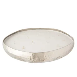 LANADECO Bougies Bougie Parfumée Métal Argent Extra Large -Bougeoirs Soldes Magasin bougie parfumee metal argent extra large 2