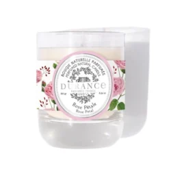 Durance Bougies Bougie Parfumée Naturelle Rose Pétale