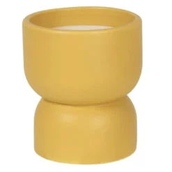 Maisons Du Monde Bougies Bougie Parfumée Pot En Céramique Jaune 175g