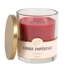 Maisons Du Monde Bougies Bougie Parfumée Rouge En Verre H11 -Bougeoirs Soldes Magasin bougie parfumee rouge en verre h11 1000 5 20 221379 2