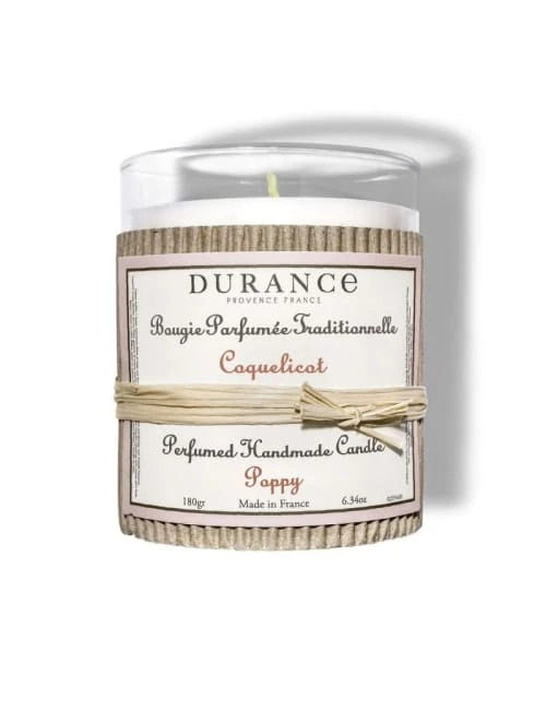 Durance Bougies Bougie Parfumée Traditionnelle Coquelicot 3 Durance Bougies Bougie Parfumée Traditionnelle Coquelicot