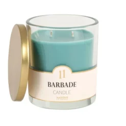 Maisons Du Monde Bougies Bougie Parfumée Turquoise En Verre H11, 400g -Bougeoirs Soldes Magasin bougie parfumee turquoise en verre h11 400g 1000 13 11 221370 2