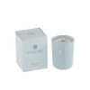 LANADECO Bougies Bougie Parfumée Verre Bleu Clair 50h H12,2cm -Bougeoirs Soldes Magasin bougie parfumee verre bleu clair 50h h12 2cm